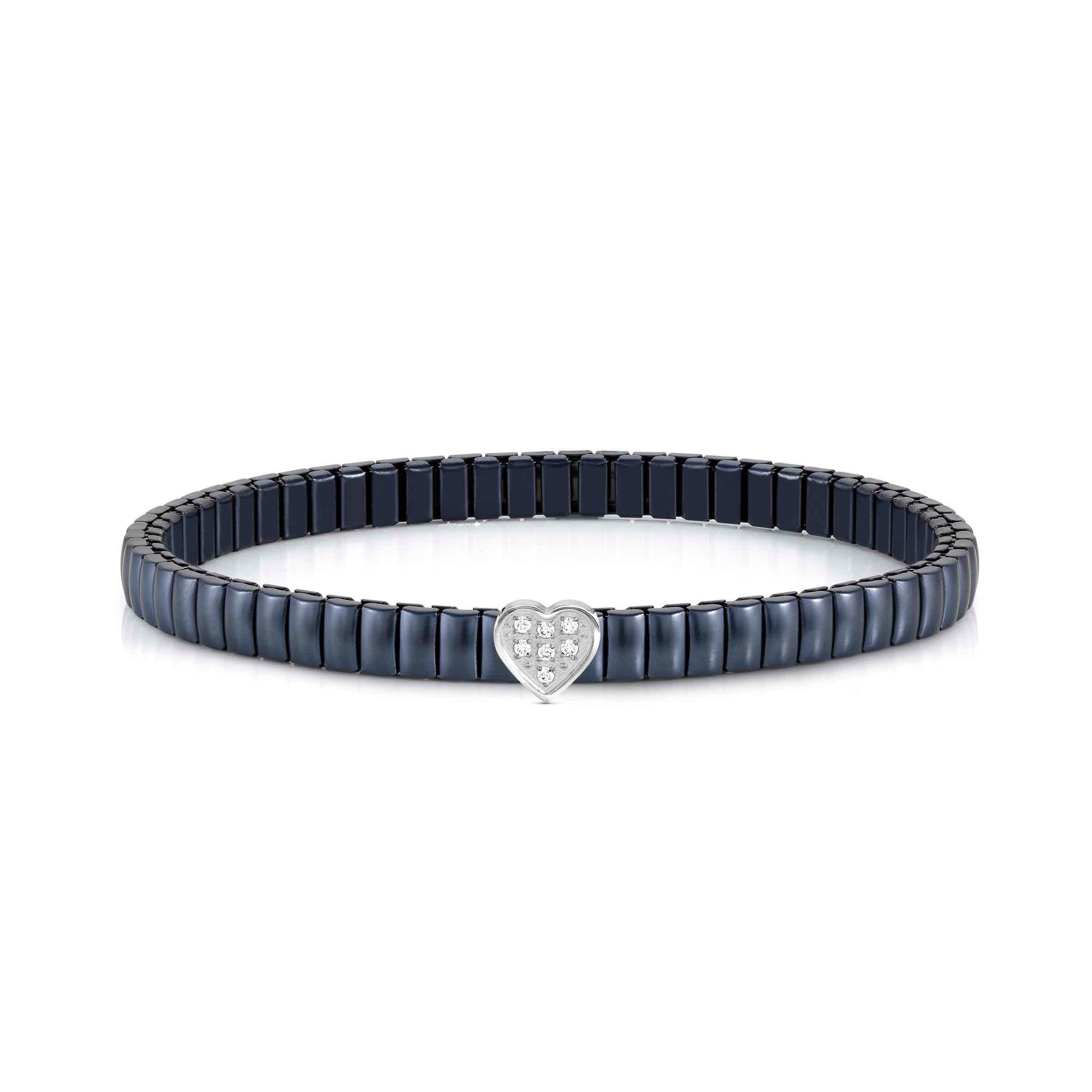 Nomination Bracciale Extension in PVD con Cuore