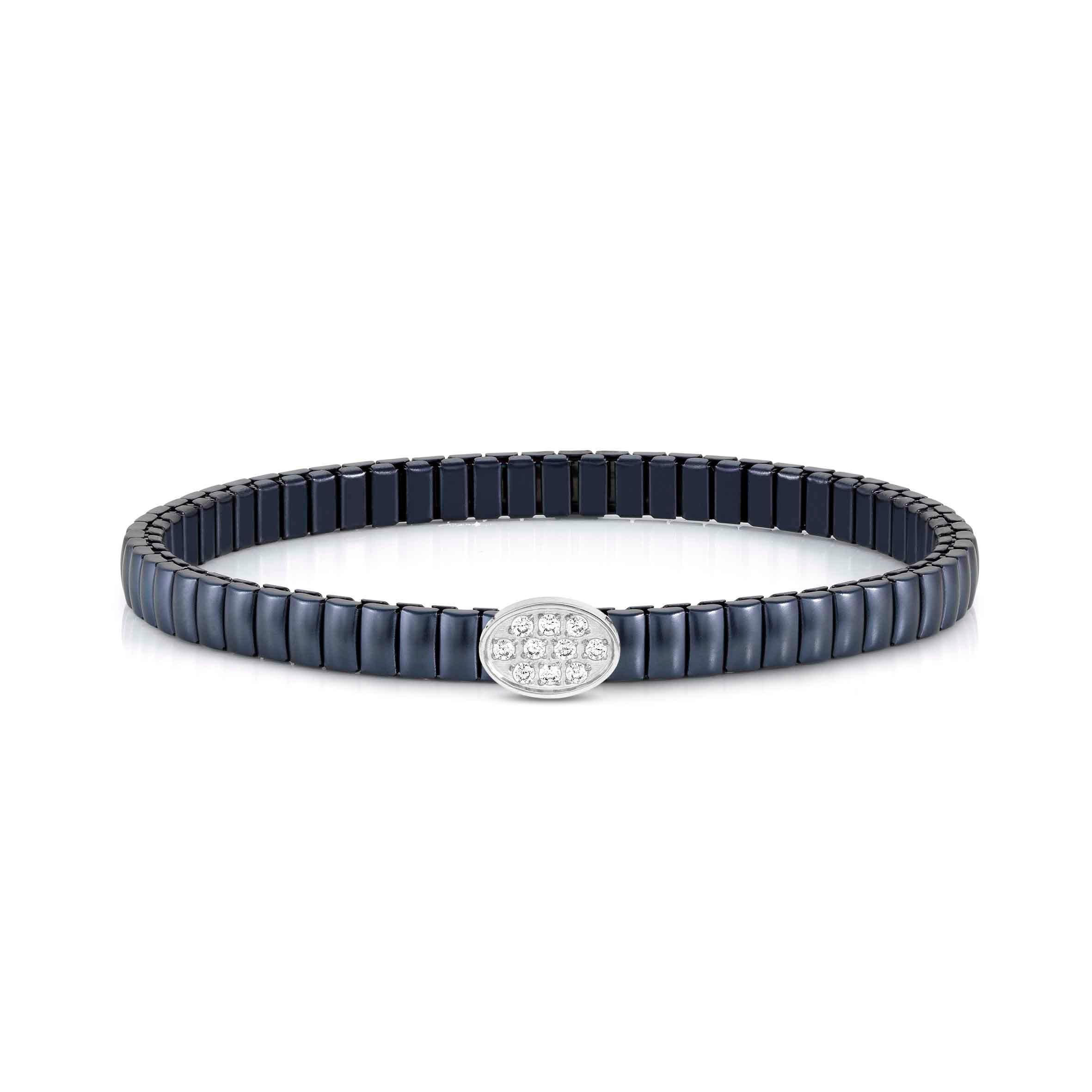 Nomination Bracciale Extension colorato con Ovale e Pietre