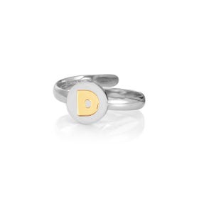 Ring with Letter D in Gold Nomination 065030 004