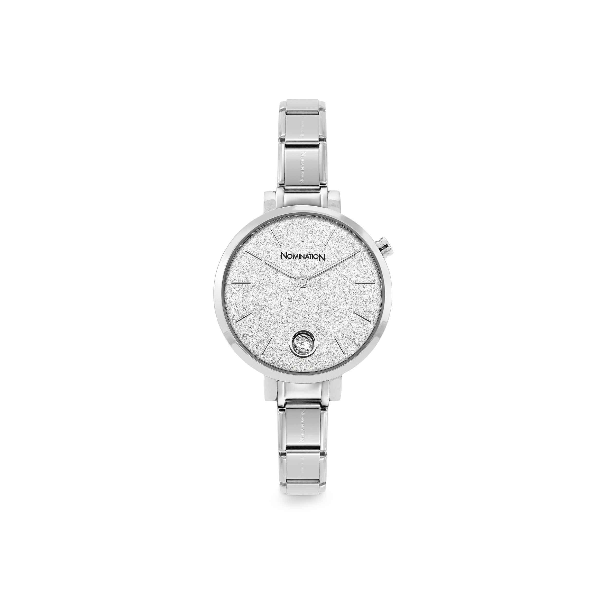 Nomination Orologio Composable quadrante Glitter e Zircone