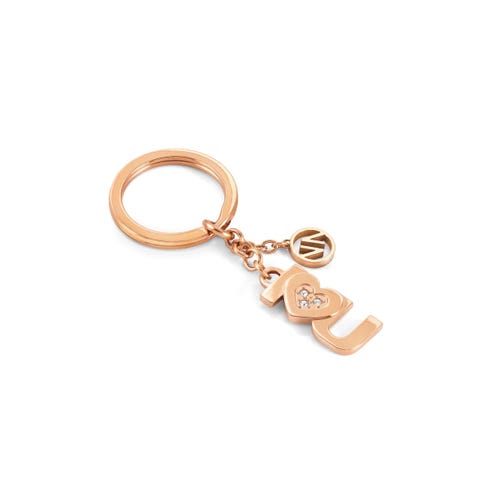 I love YOU keyring Love themed keyring with stones