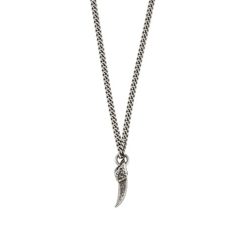 Collana corta Freedom in Ottone con simbolo Pendente Collana in Ottone e Argento 999 con Pendente