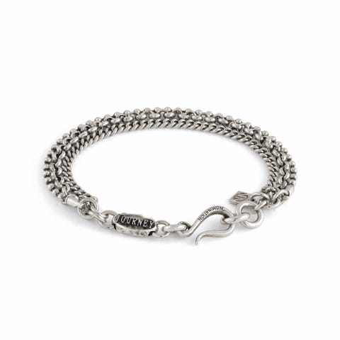 Bracciale Freedom in Ottone Bracciale in Ottone con scritta ‘Life Journey’
