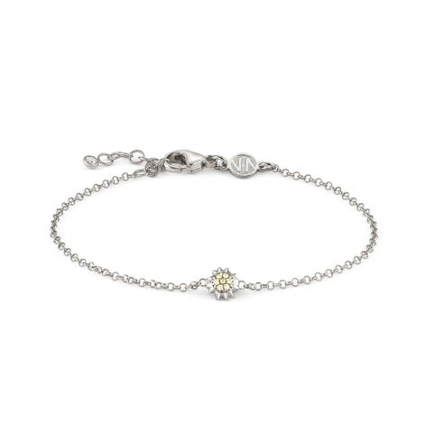 Armband Gioie mit Sonne und gelben Zirkonia Armband mit bunten Steinen in 925er Silber