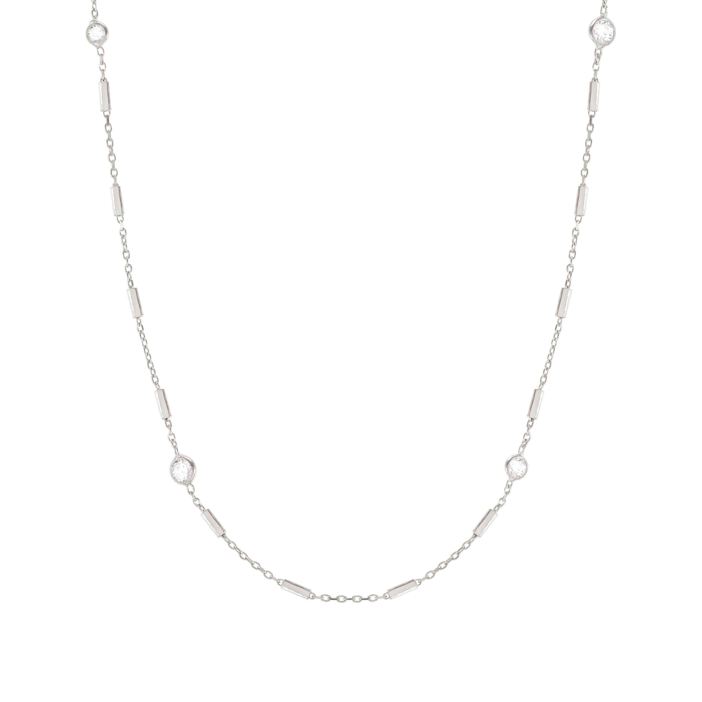 Nomination Collana Bella Details Edition in Argento e Cubic zirconia