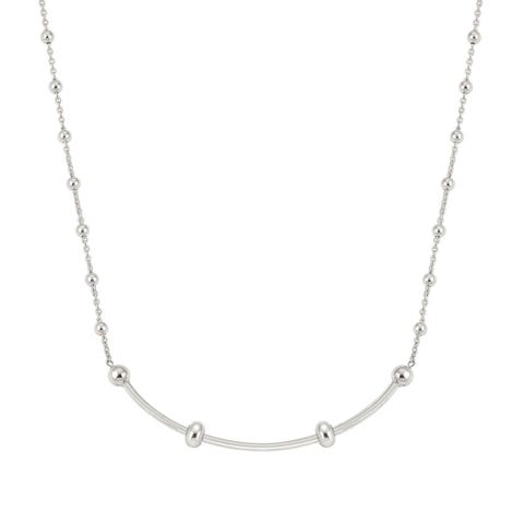 Collier SeiMia en Argent 925 et Pierre Collier avec fermeture avec Zircons Cubiques