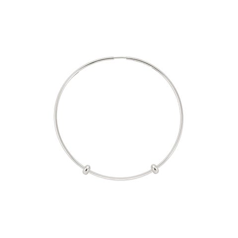 Single SeiMia Earring in Rhodium Earring in rhodium treated sterling silver