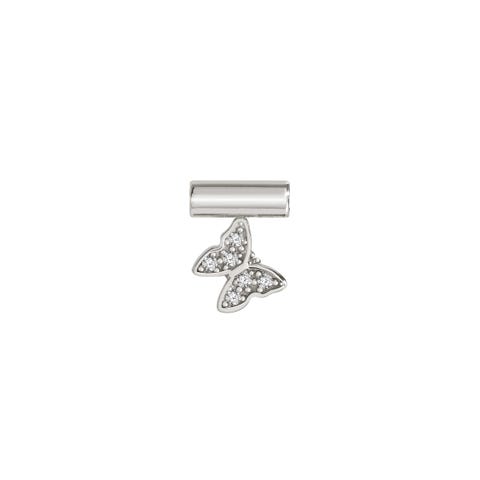SeiMia Pendant with Butterfly Symbol with animal in Sterling Silver and Stones