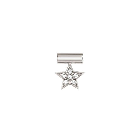 SeiMia Pendant with Star and Stones Symbol pendant in Sterling Silver and Stones