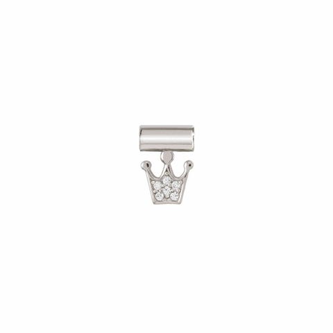 SeiMia Pendant with Crown and Zirconia Pendant in sterling silver with symbol