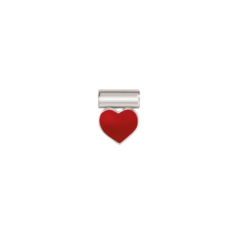 SeiMia Pendant with Red Heart pendant Pendant in sterling silver with Love symbol