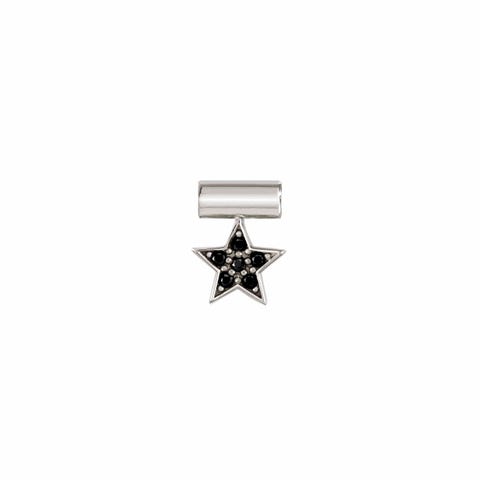 SeiMia Pendant with Black Star and Gemstones Pendant with black Zirconia