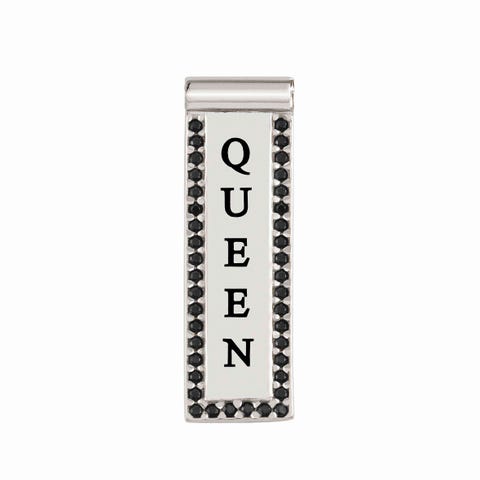 Breloque SeiMia Reine Breloque en Argent et Émail avec Cubic Zirconia