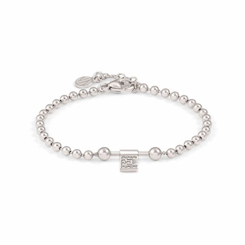 Bracelet SeiMia avec lettre E Lettre avec Cubic Zirconia blancs