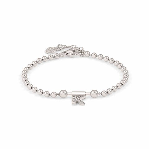 SeiMia Bracelet with Letter K Jewellery with Letter pendant with Cubic Zirconia