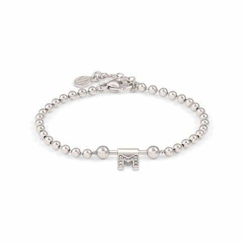 SeiMia Bracelet with Letter M Jewellery in sterling silver with Letter with Zirconia