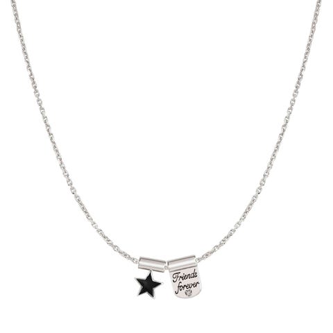 SeiMia Necklace with Friends Forever and Star Necklace with writing and symbol pendant