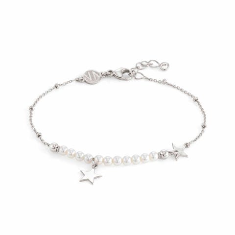 Bracelet Melodie Etoiles et Perles Bijou en Argent 925