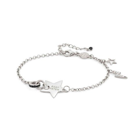 Armband Easychic Stern und Beste Schwester Armband mit graviertem Symbol