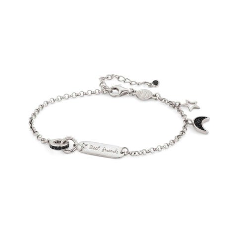 Armband Easychic Bester Freund mit Mond Armband mit Mond und Stern Anhängern