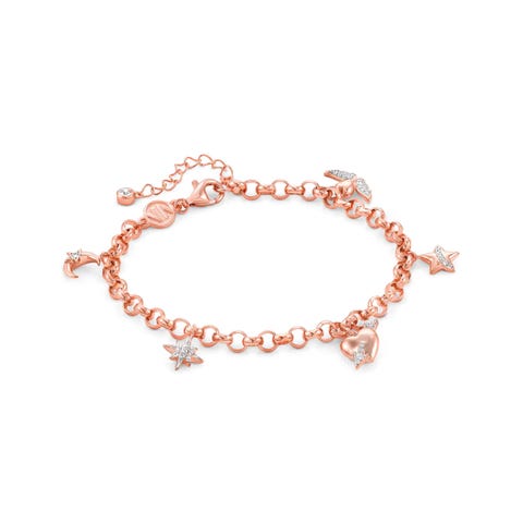 Bracelet SweetRock avec Pendentifs Bracelet en Argent et Pierres