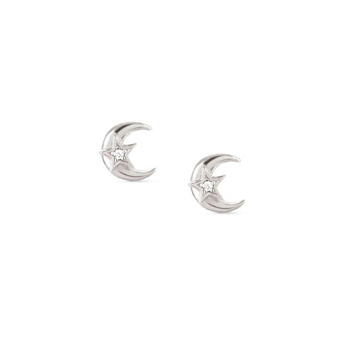 Orecchini SweetRock con Luna Orecchini in argento e cubic zirconia