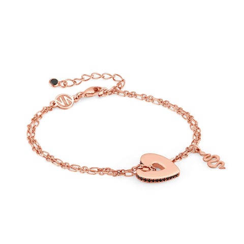 Essentials Heart and Snake Bracelet Bracelet with pendants and Zirconia
