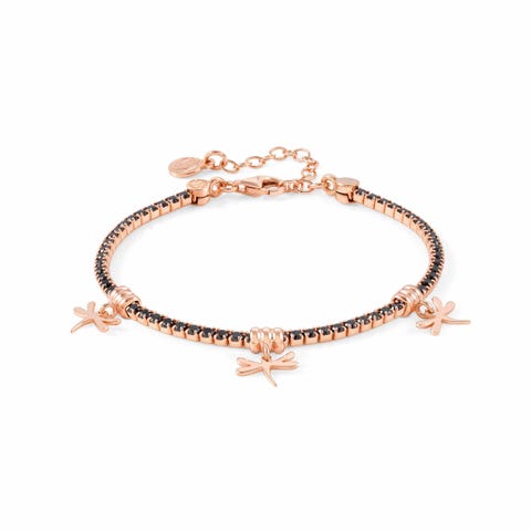 Pulsera Chic&Charm con Libélula Pulsera en Plata 925 con colgantes