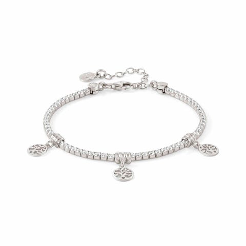 Pulsera Chic&Charm con Árbol de la Vida Pulsera en Plata 925 y Cubic Zirconia