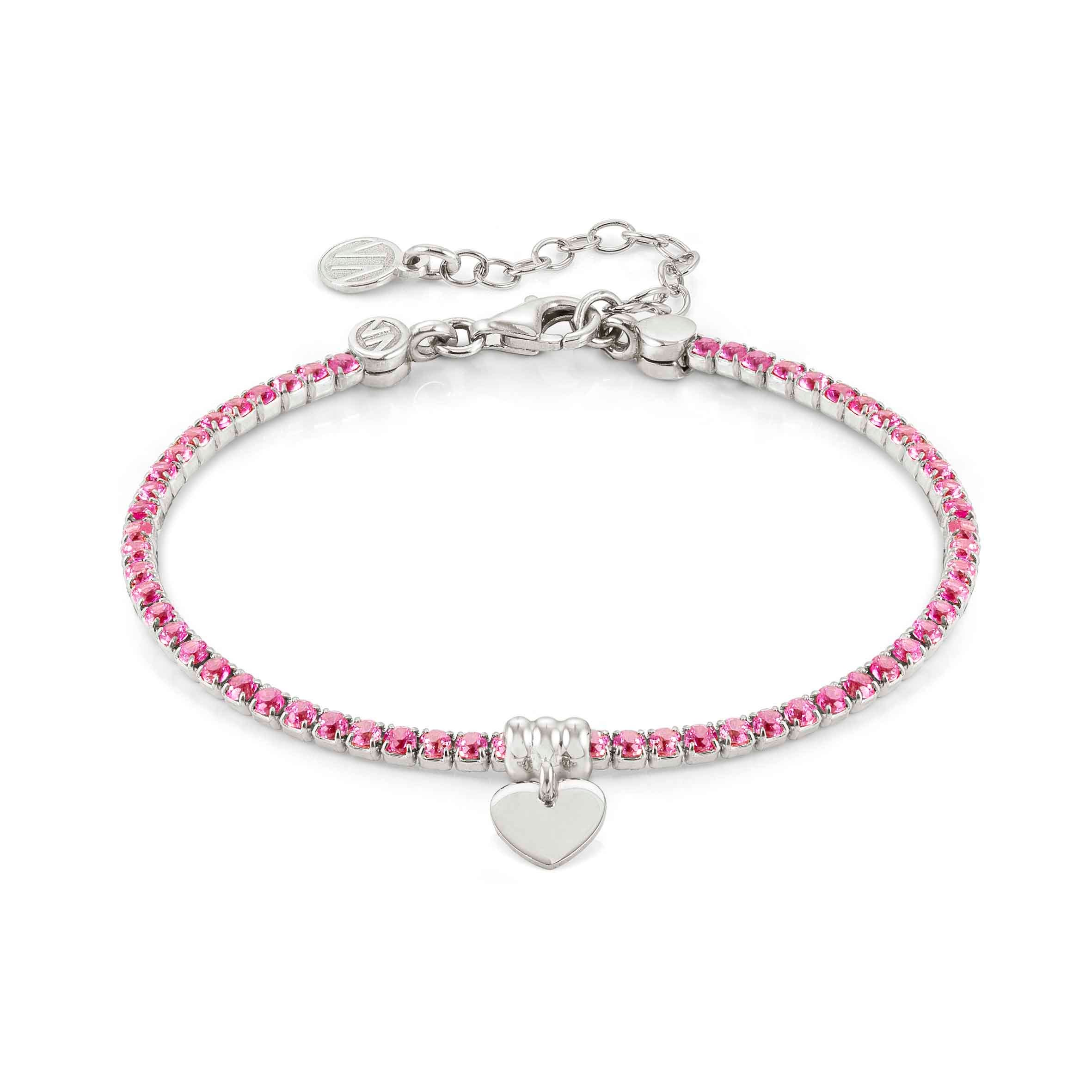 Nomination Bracciale Chic&Charm Cuore e Zirconi Rosa
