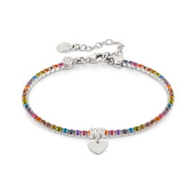 Bracelet Chic&Charm Coeur et zircones colorés Nomination 148611 027