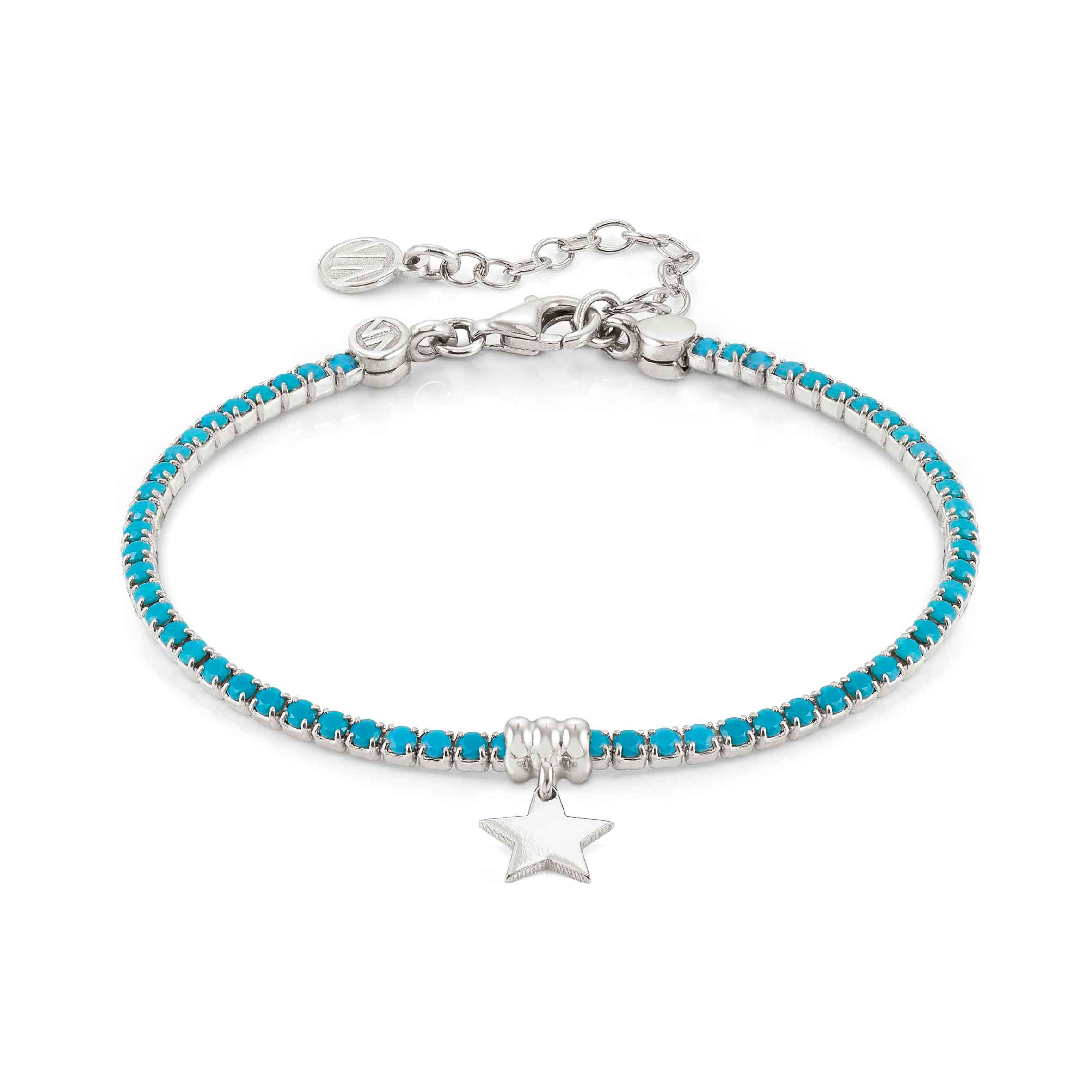 Nomination Bracciale Chic&Charm Stella e Zirconi turchesi
