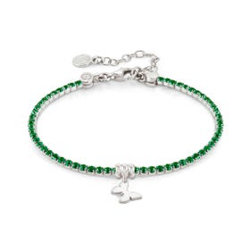 Bracelet Chic&Charm Papillon et zircones vertes Nomination 148611 038
