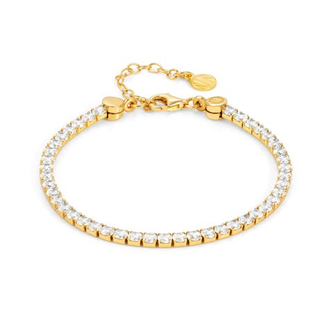 Armband Chic & Charm Celebration und Gelbgold Armband in 925er Silber und weißen Zirkonia