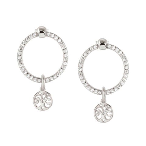 Orecchini  Chic  &  Charm  Celebration  Ed  pendente Orecchini  in  Argento  925  con  Albero  della  Vita