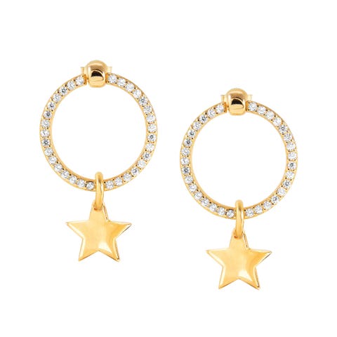Orecchini Chic & Charm Celebration Ed Stella Orecchini in Argento 925 con cubic zirconia bianchi