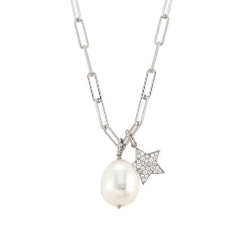Collana White Dream con Stella Collana in argento 925 con perla