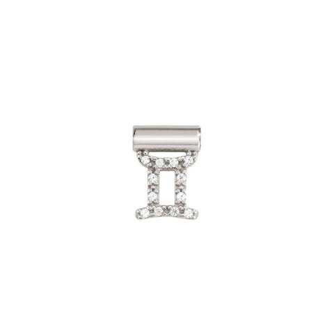 SeiMia Charm - Zodiac sign, Gemini Charm in sterling silver with Zodiac sign