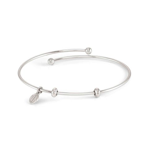 SeiMia bangle bracelet, sterling silver Sterling silver jewel that can be personalised