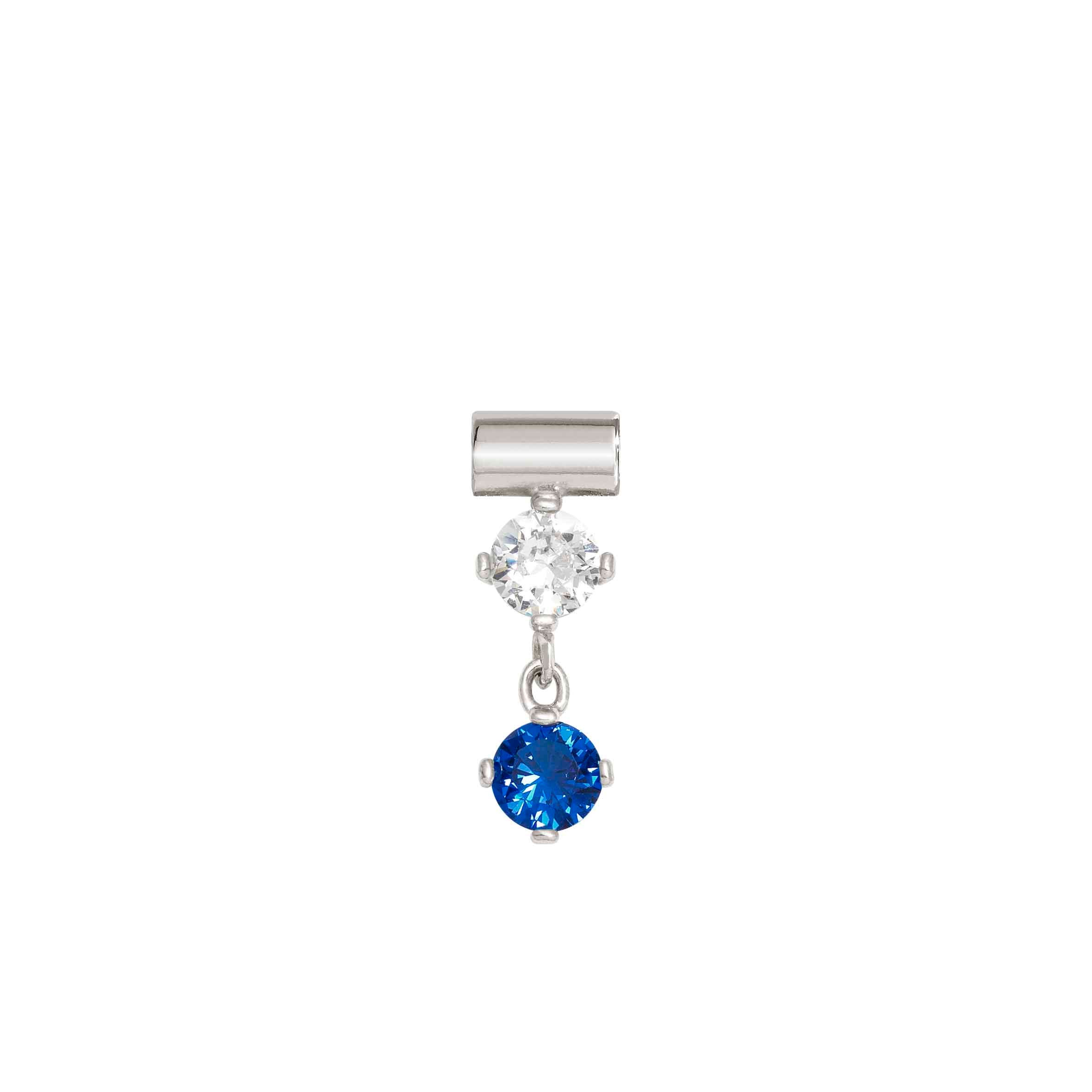Nomination Ciondolo SeiMia con Cubic Zirconia Blu e Bianco