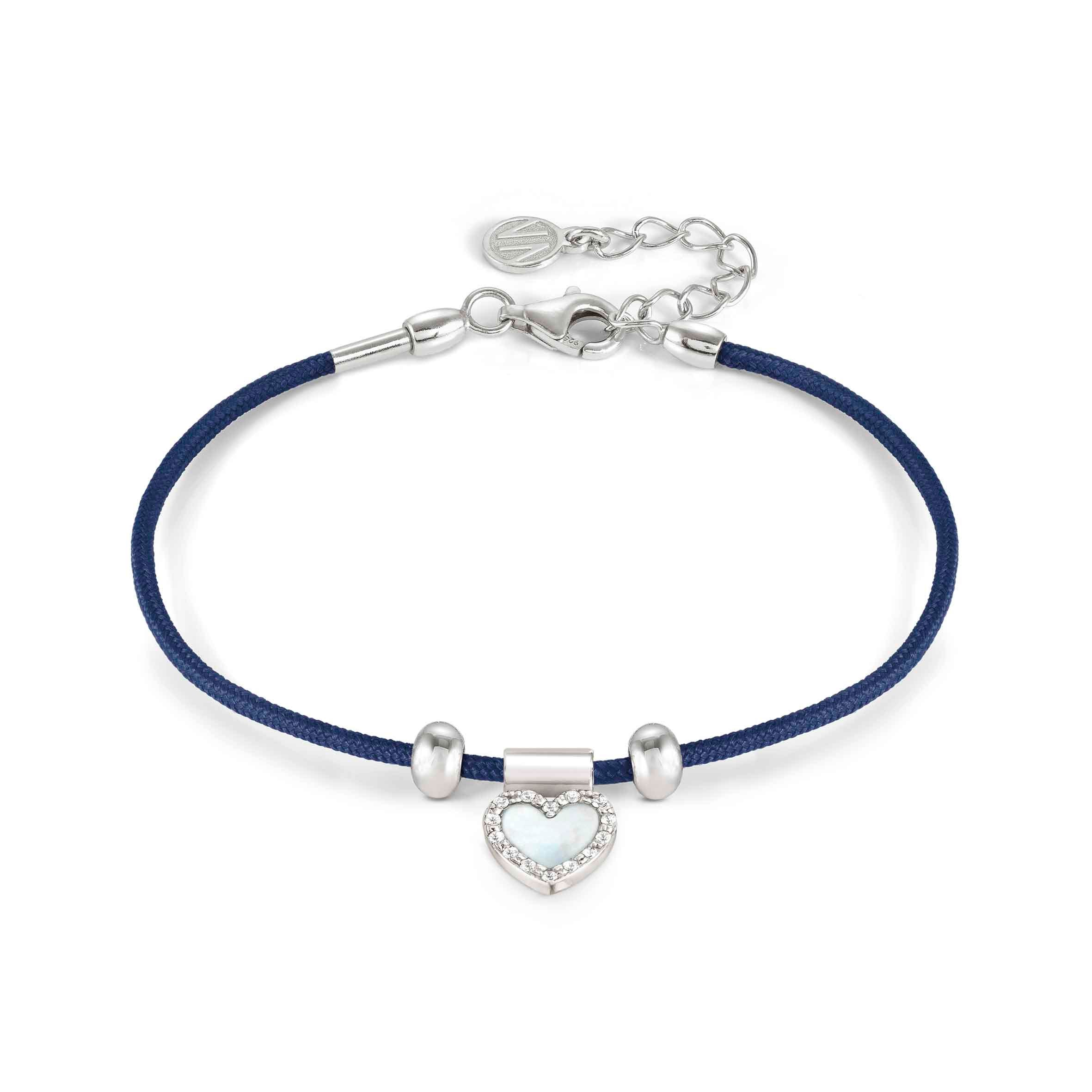 Nomination Bracciale SeiMia Blu con Cuore Madreperla