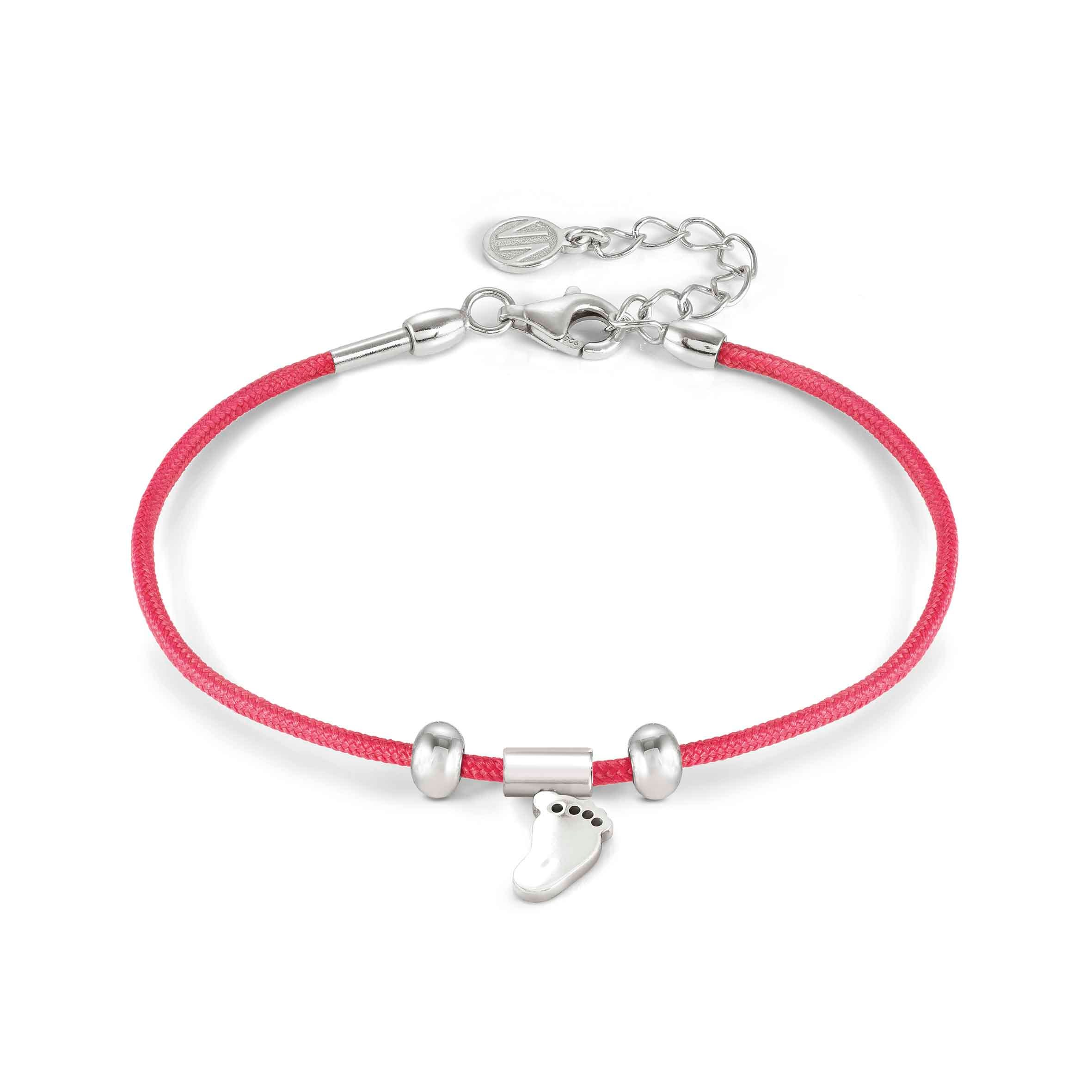 Nomination Bracciale SeiMia Rosso con Piedino