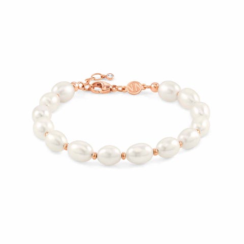 Kate bracelet in sterling silver with pearls Bracelet with pearls and stones