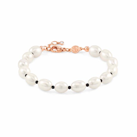 Bracelet Kate en argent avec perles Bracelet avec perles et pierres