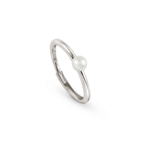 Anillo Soul con perla Anillo regulable en Plata y Perla
