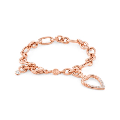 Bracelet Endless avec coeur Bracelet en Argent 925