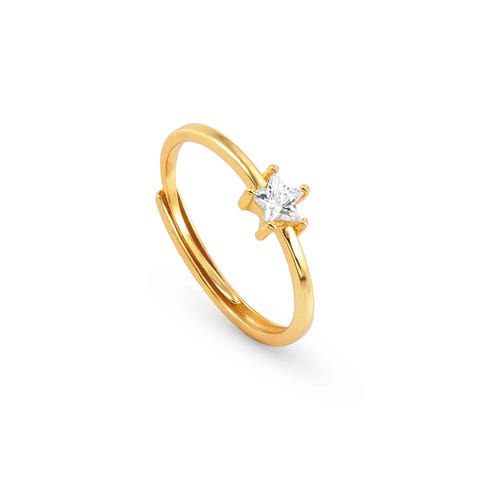 Sentimental ring, Star Sterling silver ring