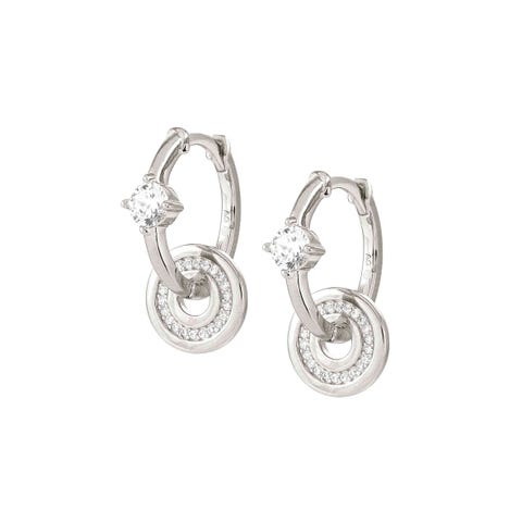 Orecchini Sentimental a cerchio pietra Orecchini in argento 925 cubic zirconia