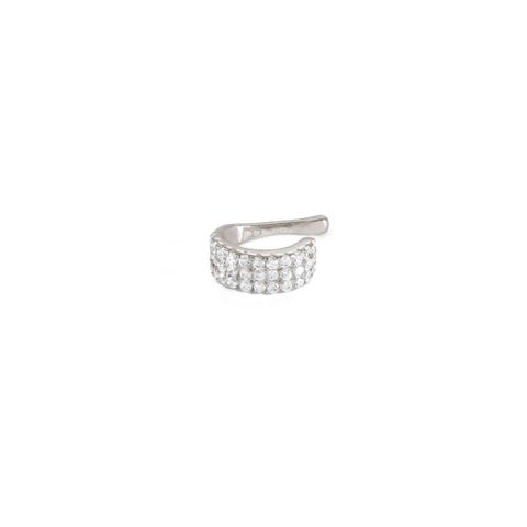 Ear cuff Sentimental pietre Orecchino senza buco in argento