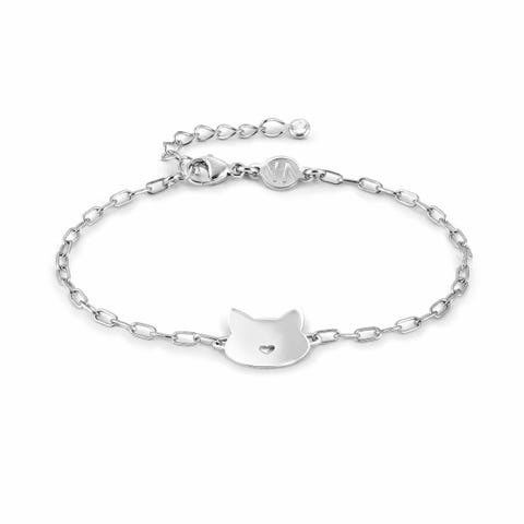 Armband Made For You mit Katze Armband zum Eingravieren in 925er Silber